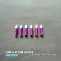 Tipo di penna di sicurezza del sangue attivato dal pulsante